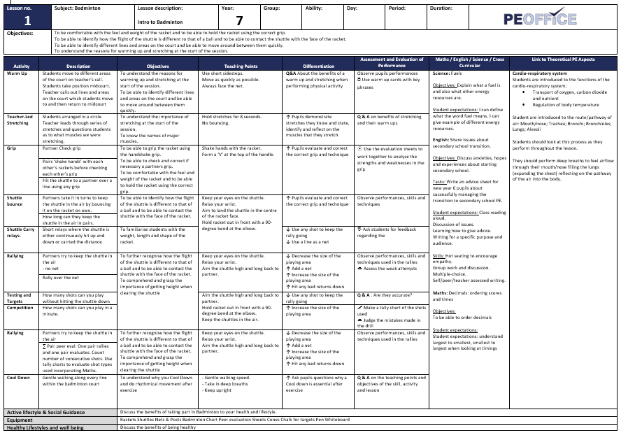 All KS3 Lesson Plans