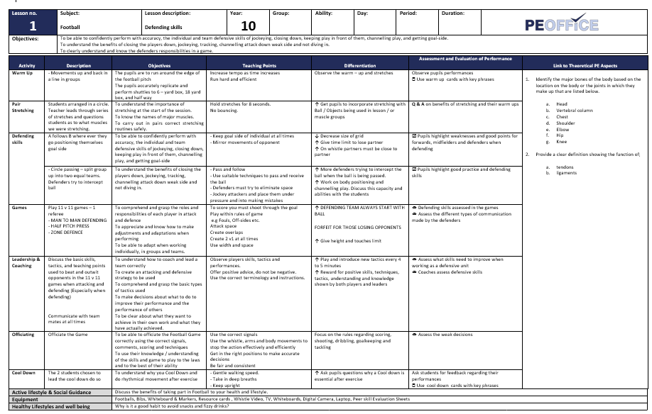 All KS4 Lesson Plans