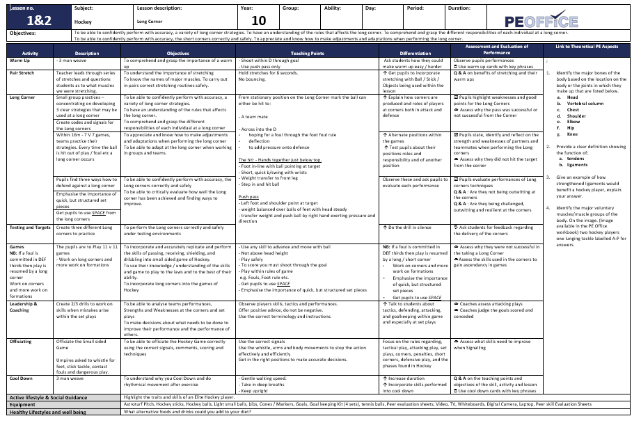 All KS4 Lesson Plans