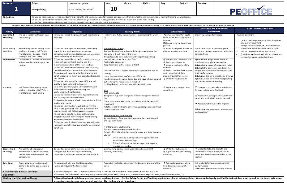 All KS4 Lesson Plans