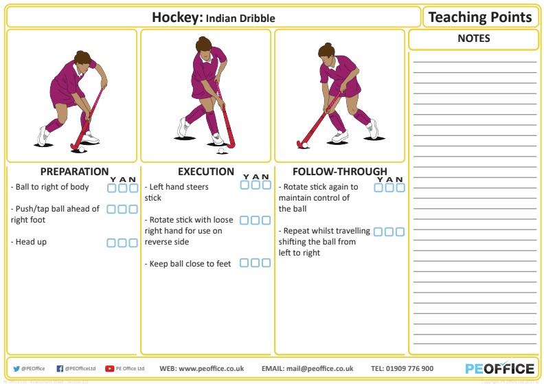 Hockey - Teaching Point - Dribbling