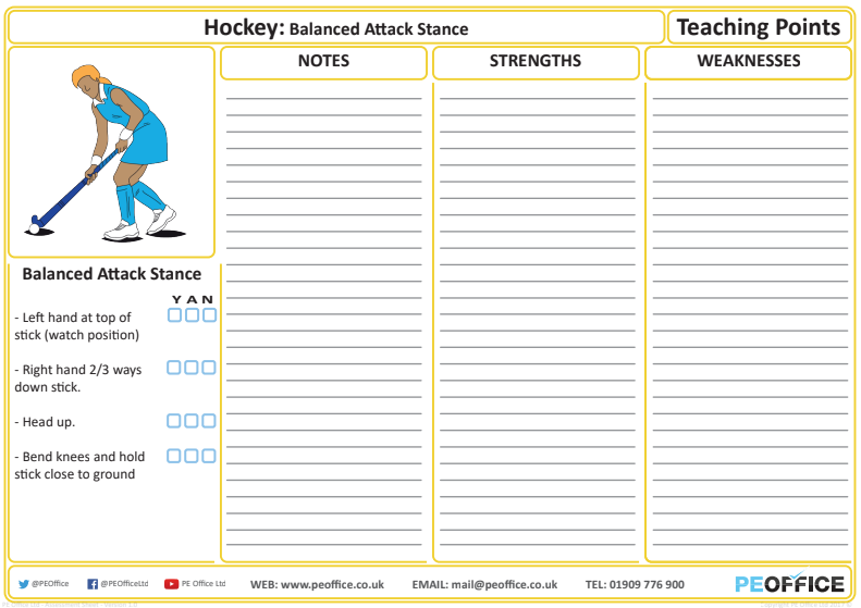 Hockey - Teaching Point - Stance